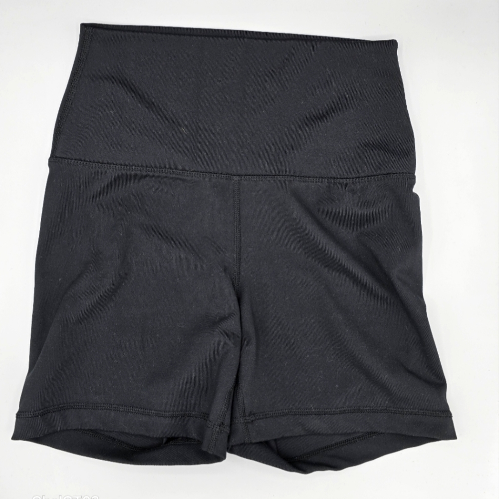 Yogalicious Women's High-Waisted Black Shorts, Size Small
